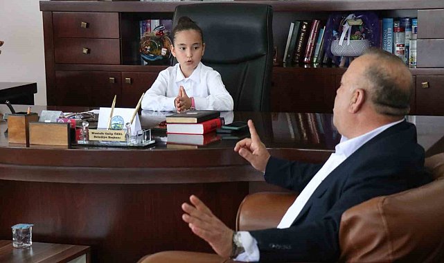 Bozdoğan'da başkanlık koltuğu Sümeyye'ye emanet