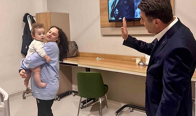 Bozüyük'te tedavi gören vatandaşlara moral ziyareti