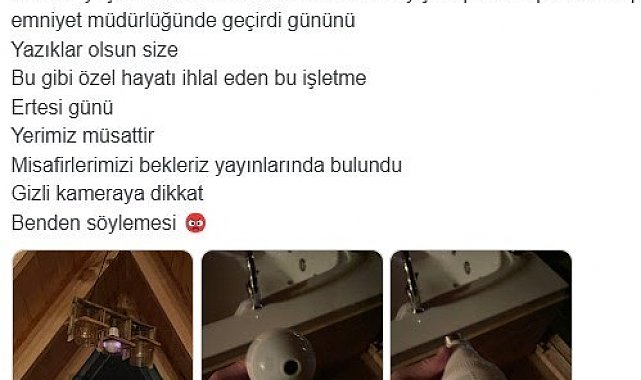 Bungalovdaki gizli kamera skandalında işletmeci ve bir kişi tutuklandı