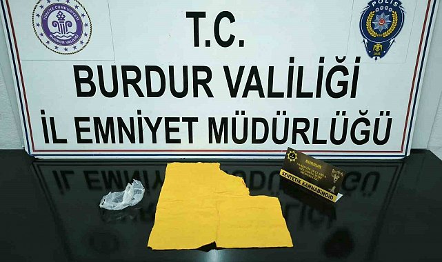 Burdur'da uyuşturucu operasyonunda 1 şüpheli tutuklandı