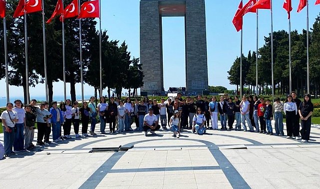 Burhaniyeli öğrencilerin Çanakkale coşkusu