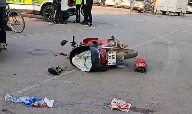 Bursa'da kafa kafaya çarpıştılar