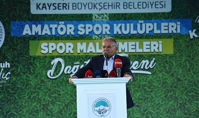 Büyükkılıç'tan amatör spor kulüplerine büyük destek