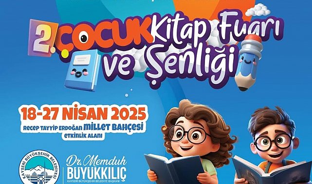 Büyükkılıç'tan çocuklara müjde: Çocuk Kitap Fuarı ve Şenliği düzenlenecek