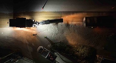 Büyükşehir'den Çalı-Kayapa yolunda gece mesaisi