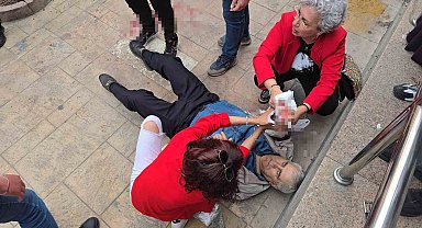 Cadde ortasında husumetlisini bıçakladı