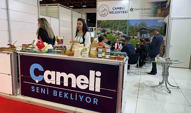 Çameli standı Antalya Şehircilik ve Teknolojileri Fuarında yoğun ilgi gördü