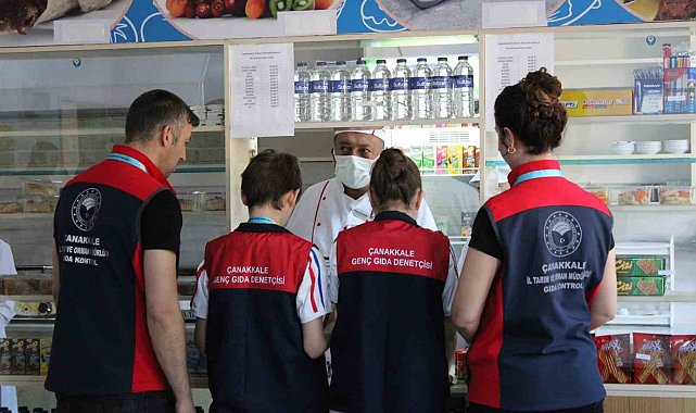 Çanakkale'de 'genç gıda denetçileri' okullarda kantinleri denetledi