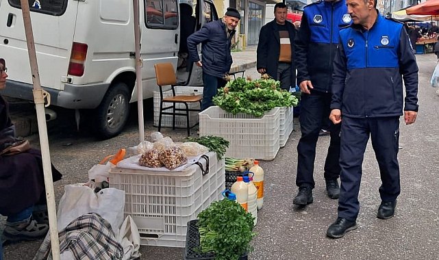 Canik'te semt pazarlarına denetim