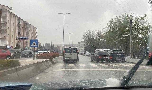 Çankırı'da dolu yağışı etkili oldu