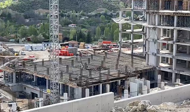 Çankırı'da kule vinçten düşen işçi hayatını kaybetti