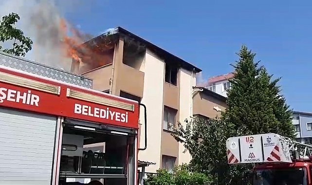 Çatıyı onarmak isterken evi yandı