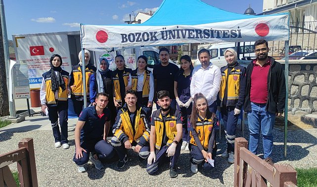 Çekerek'te vatandaşlara sağlık taraması yapıldı