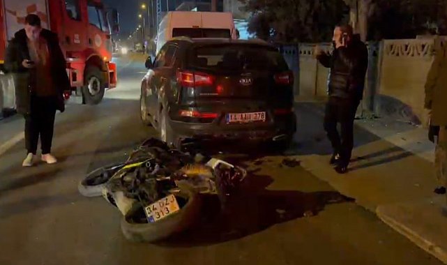 Çerkezköy'de iki motosiklet kafa kafaya çarpıştı: 3 yaralı