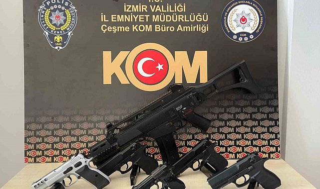 Çeşme'de suç örgütüne yönelik operasyonda 3 tutuklama