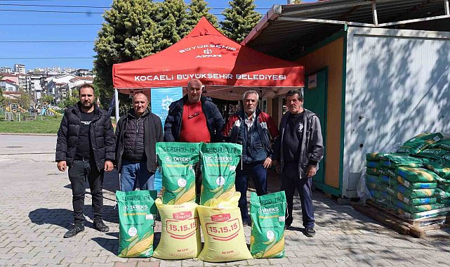 Çiftçiye yüzde 50 hibeli tohum ve gübre desteği