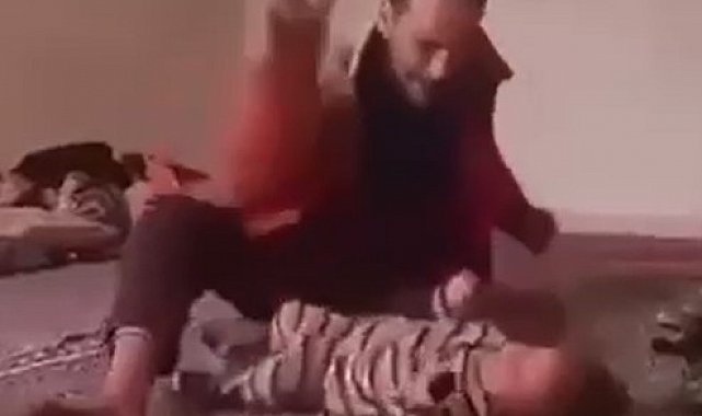 Çocuğuna acımasızca ve defalarca şiddet uygulayan cani baba tutuklandı