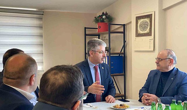 Çopuroğlu, OSB'deki firma sahipleriyle bir araya geldi