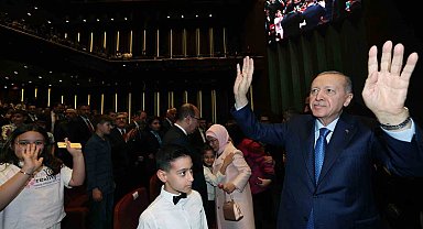 Cumhurbaşkanı Erdoğan, 23 Nisan Ulusal Egemenlik ve Çocuk Bayramı Konseri'ni dinledi