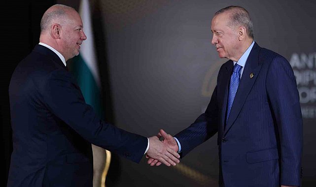 Cumhurbaşkanı Erdoğan, Bulgaristan Başbakanı Zhelyazkov'u kabul etti