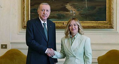 Cumhurbaşkanı Erdoğan, İtalya Başbakanı Meloni ile görüştü