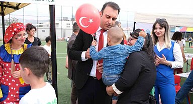 Defne Belediyesi'nin çocuk şenliğinde etkinliğinde çocuklar doyasıya eğlendi