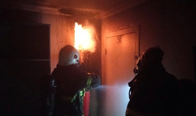 Defne'de korkutan yangın