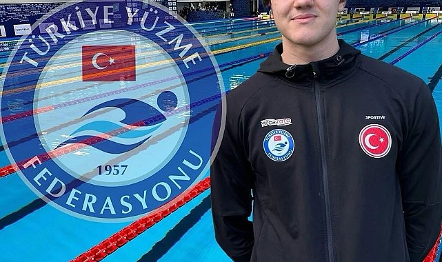 Denizlili milli yüzücü Güney Kıbrıs'ta Türkiye rekoru kırdı