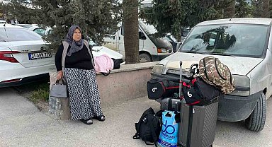 Depremden kaçıp İstanbul'a sığınan afetzedeler korkuyla memleketlerine dönmeye başladılar