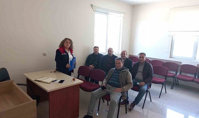 Didim'de muhtarlara 'Zeytinde İyi Tarım Uygulamaları Projesi' tanıtıldı