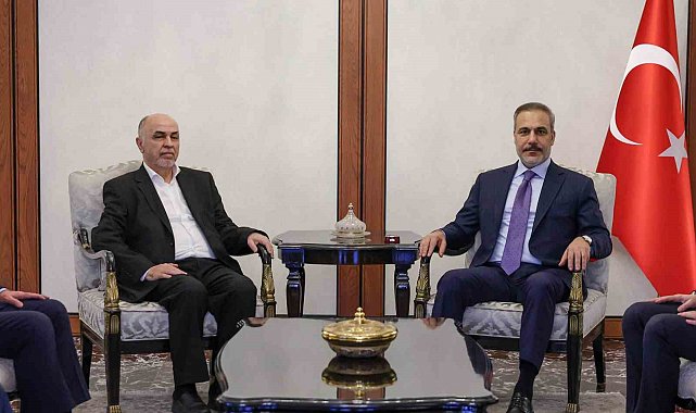 Dışişleri Bakanı Fidan, Hamas heyetiyle görüştü
