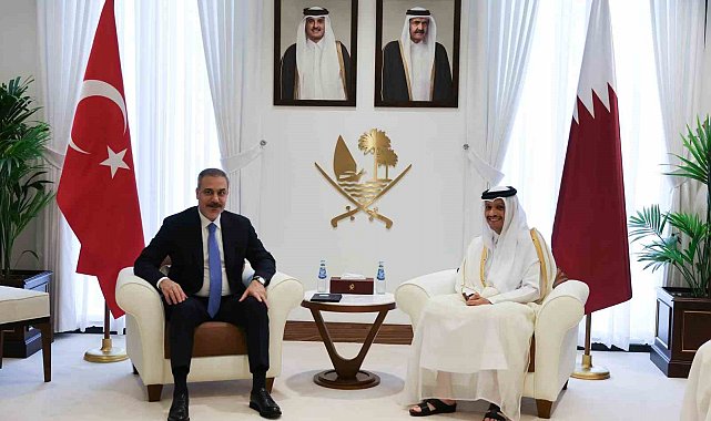 Dışişleri Bakanı Fidan, Katarlı mevkidaşı Abdurrahman Al-Thani ile görüştü