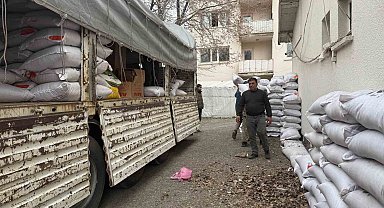 Diyadin'de çiftçiye korunga tohumu desteği