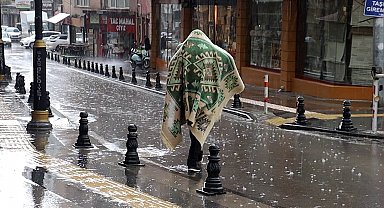 Dolu aniden bastırdı, korunma yöntemleri dikkat çekti
