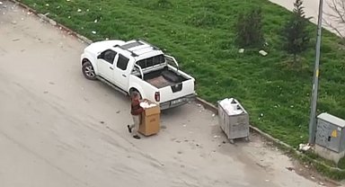 Dron ile tespit ettiler çevreyi kirletenlere ceza yağdırdılar