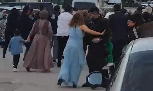 Düğün öncesi yumruklu kavga kameraya yansıdı