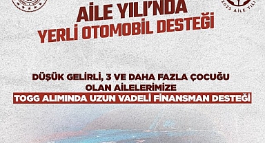 Düşük Gelirli Ailelere TOGG Desteği: 3 ve Üzeri Çocuğu Olanlara Uzun Vadeli Finansman!