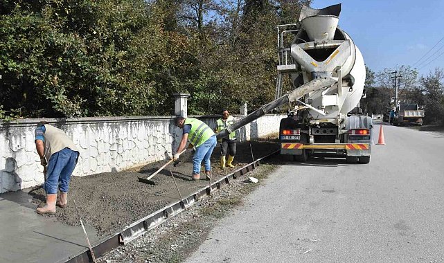 Düzce'de 3 ay da 3,71 kilometre yeni yol açıldı