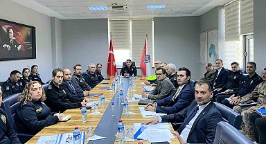 Edirne Emniyeti'nde değerlendirme toplantısı