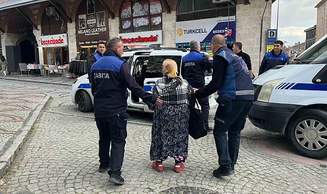 Edirne'de zabıtadan dilencilere ve işgallere operasyon