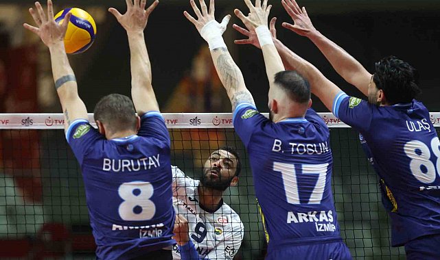 Efeler Ligi: Fenerbahçe: 3 - Arkas Spor: 1