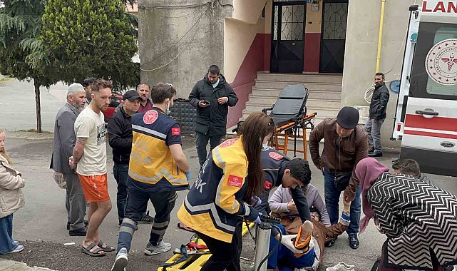 Ehliyetsiz sürücünün çarptığı kadın yaralandı