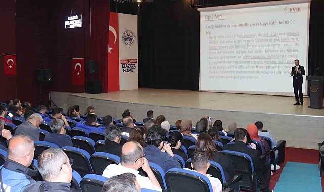 Elazığ Belediyesi personeline yönelik KVKK semineri verildi