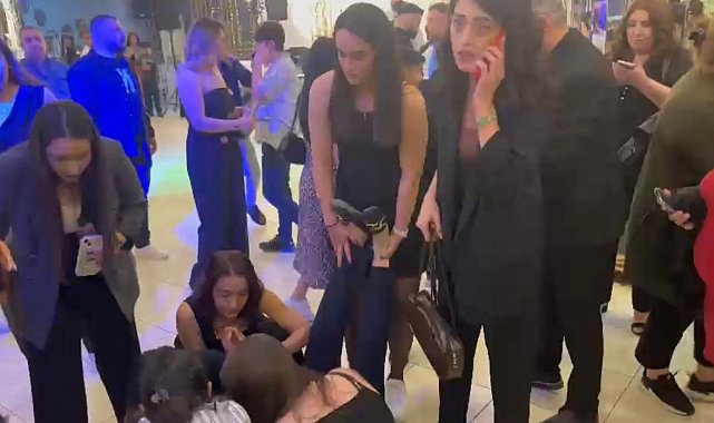 Elazığ'da depremde korkan kadın düğün salonunda bayıldı