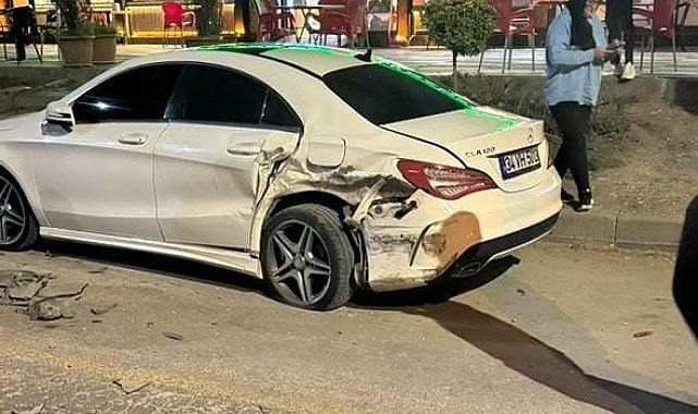 Elazığ'da iki otomobil çarpıştı: 1 yaralı