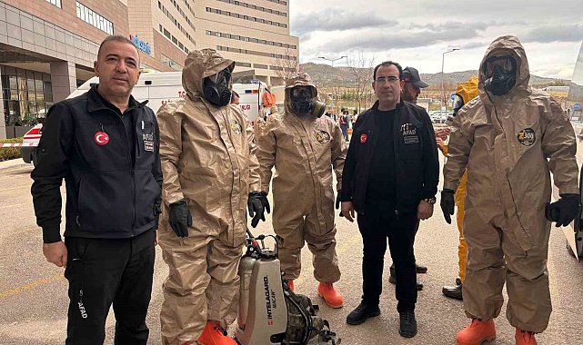 Elazığ'da KBRN tatbikatı yapıldı
