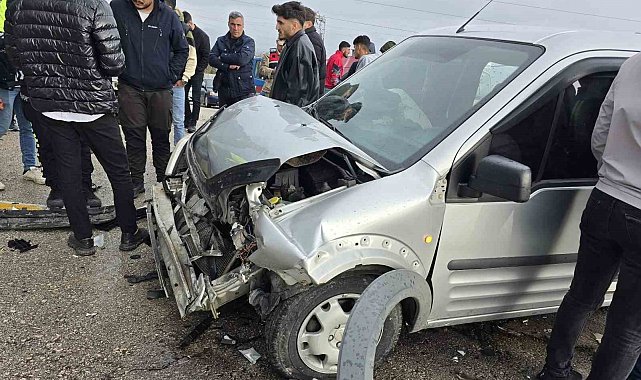 Elazığ'da trafik kazası: 2 yaralı