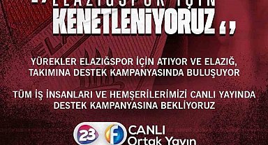 Elazığspor için destek kampanyası düzenlenecek