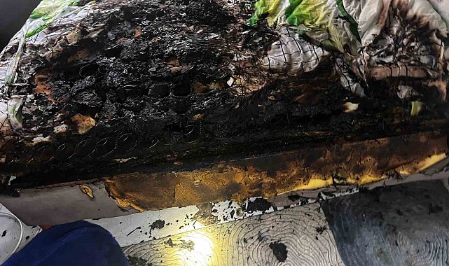 Elektrikli ısıtıcı yangına neden oldu