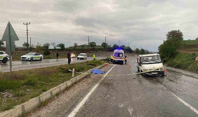 Emekli Okul Müdürü kazada hayatını kaybetti